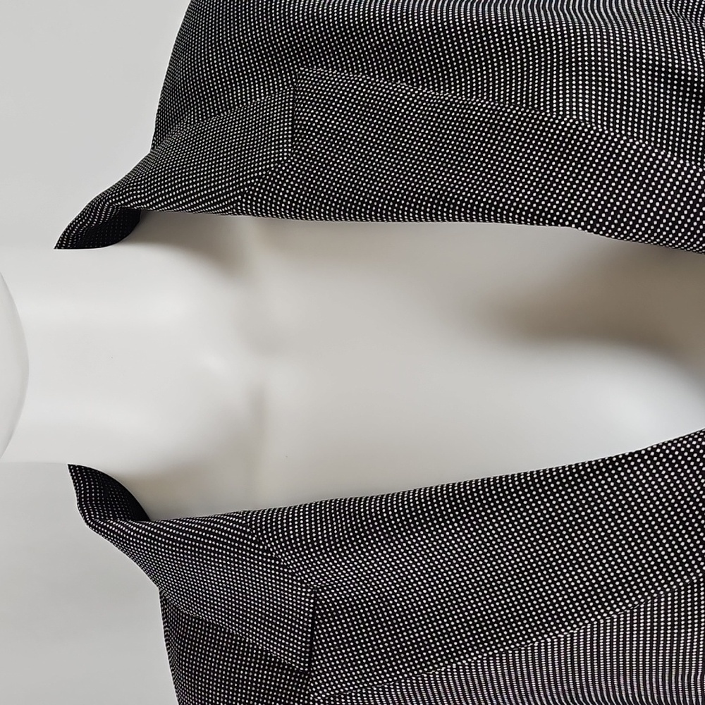 Escada Bentley Wool Blend Black White Notched Lapel Single Button Jacket Blazer - Picture 4 of 16